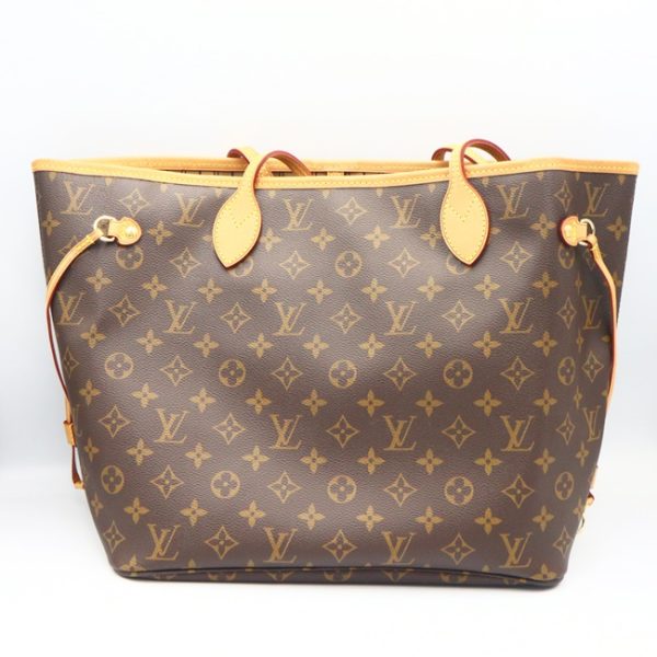 2 Louis Vuitton Neverfull MM Tote Bag Shoulder Pouch