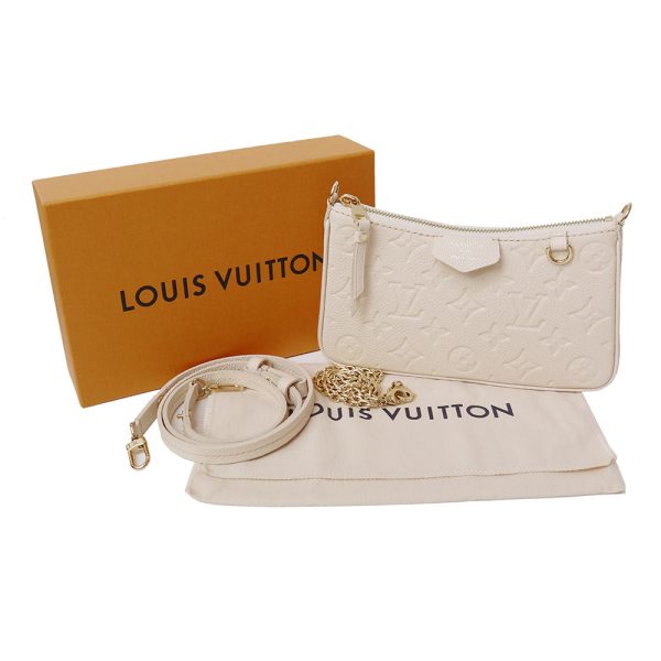 2 Louis Vuitton Easy Pouch Chain 3way Crossbody Shoulder Bag Monogram