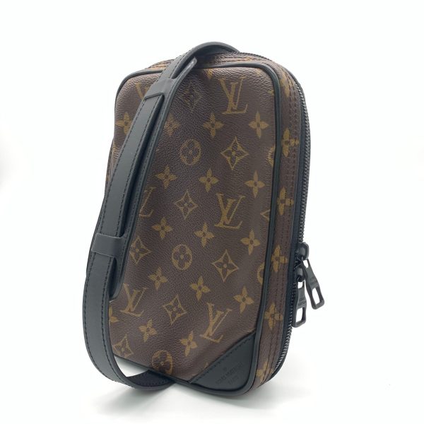 2 Louis Vuitton Utility Side Bag Shoulder Bag PVC Coated Canvas Monogram