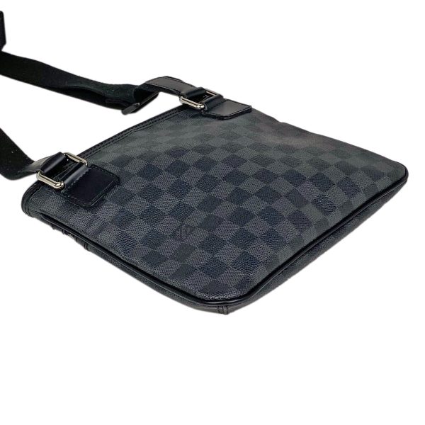 2 Louis Vuitton Thomas Crossbody Bag Damier Graphite Black