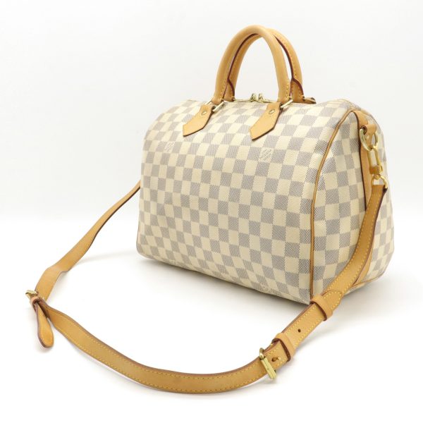 2 Louis Vuitton Damier Azur Speedy Bandouliere 30 Handbag 2way Shoulder Bag