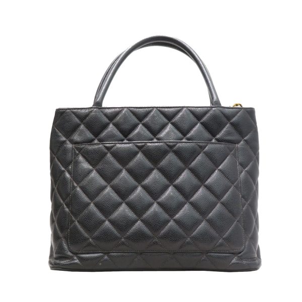 2 Chanel Tote Bag Black Caviar Skin