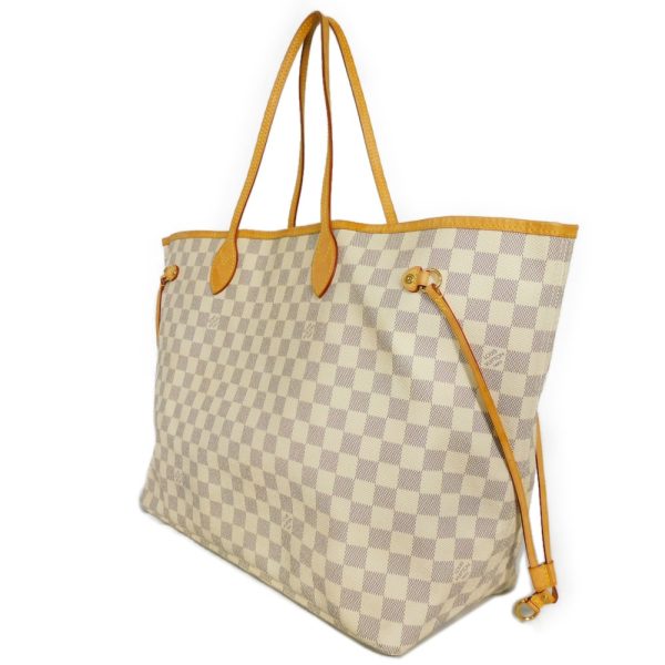 2 Louis Vuitton Tote Bag Neverfull GM Shoulder Bag Damier Azur