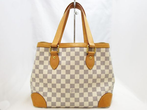 2 Louis Vuitton Damier Azur Hampstead PM Tote Bag