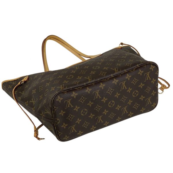 2 Louis Vuitton Neverfull MM Shoulder Bag Tote Bag Monogram Brown