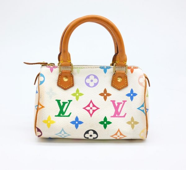 2 Louis Vuitton Multicolor Mini Speedy Speedy Shoulder Bag