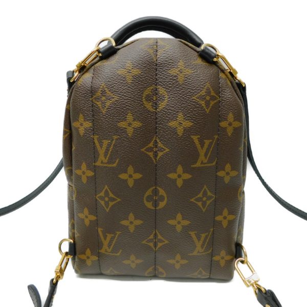 2 Louis Vuitton Palm Springs Backpack Rucksack Monogram Gold Metal Fittings Brown