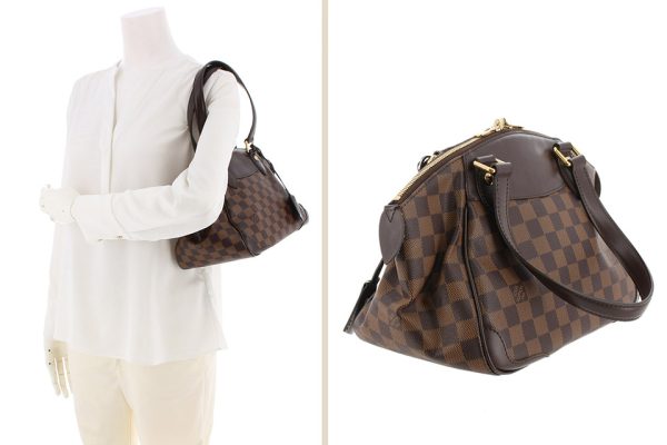 2 Louis Vuitton Damier Verona PM Handbag Bag