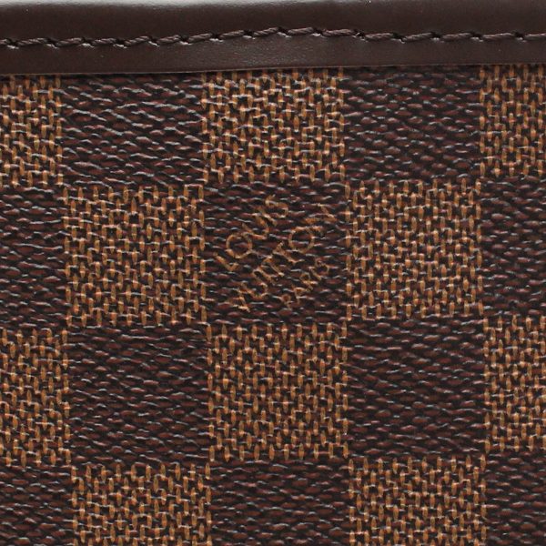 2 Louis Vuitton Damier Neverfull Tote Bag Brown