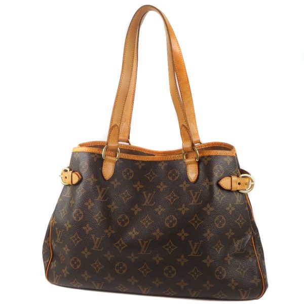 2 Louis Vuitton Batignolles Horizontal Shoulder Bag Monogram Canvas Brown