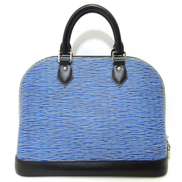 2 Louis Vuitton Bag Alma PM Blue Handbag A Rank