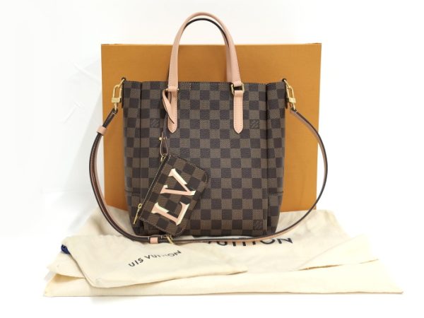 2000773252000813 10 Louis Vuitton Belmont NV BB 2WAY Damier Leather Handbag