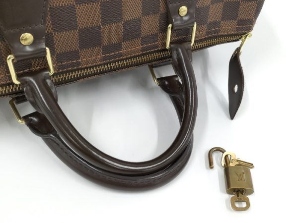 2000803257600638 5 Louis Vuitton Speedy Damier Ebene Handbag