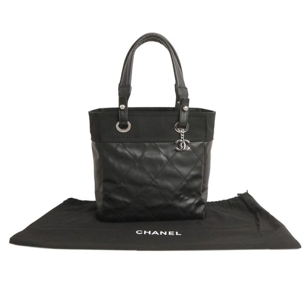 200099276018 2 Chanel Paris Biarritz PM Cocomark Tote Bag Calfskin Leather