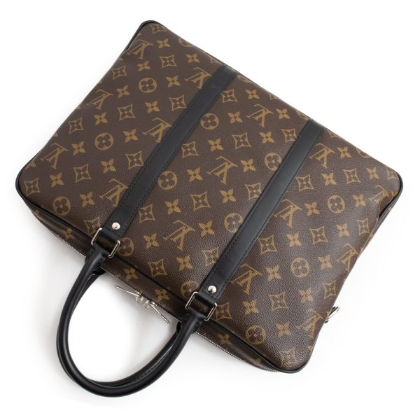 200100668018 6 Louis Vuitton PM Porte Document Voyage 2Way Shoulder Bag