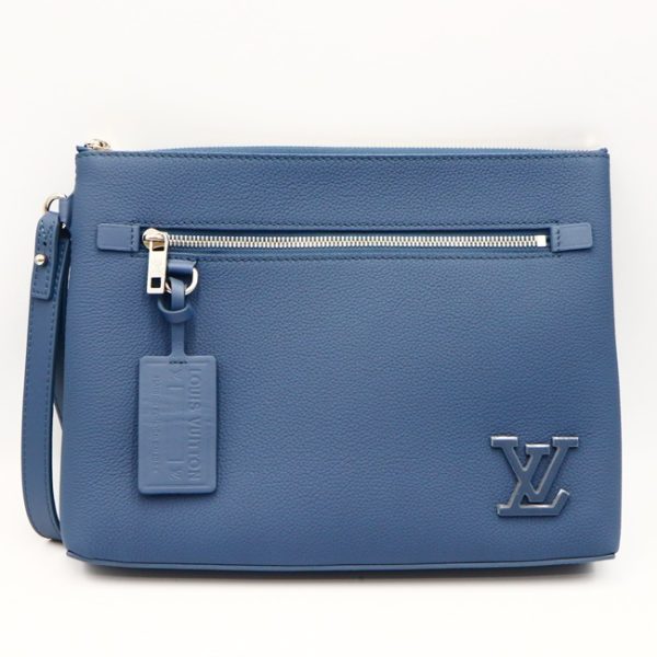 20220719154905 1 Louis Vuitton Pochette Ipad Bag Blue Leather