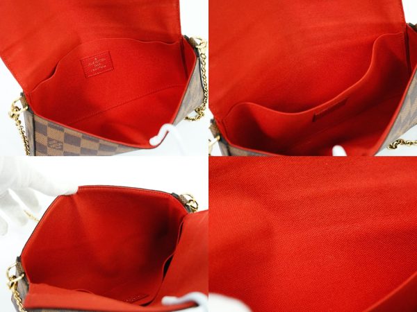 2100010000094998 8 Louis Vuitton LV Pochette Felicie Damier Ebene 2WAY Shoulder Bag