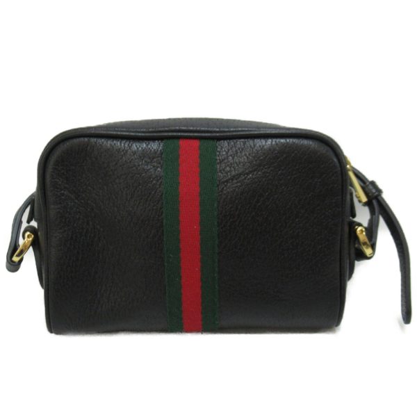 2101216923409 9 Gucci Shoulder Bag Leather Black Shawl