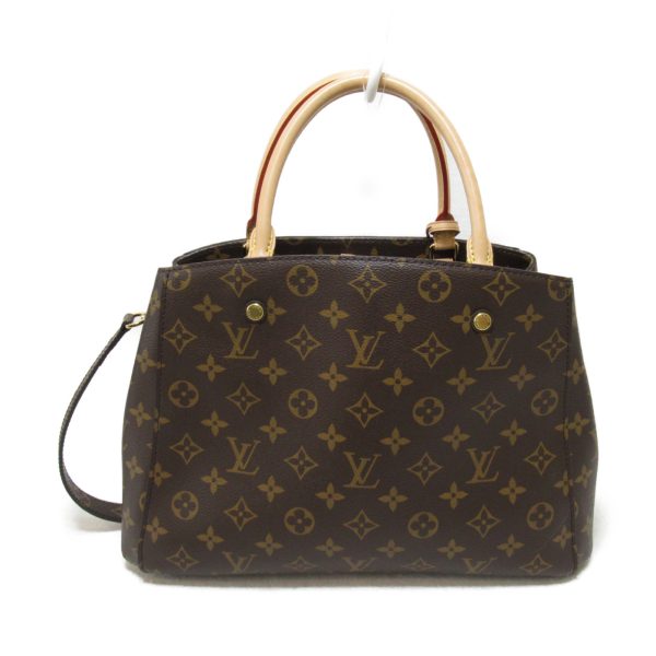 2101217106559 2 Louis Vuitton Montaigne MM Tote Bag Monogram Brown