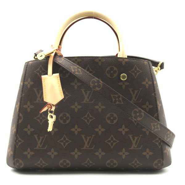 2118300024621 1 Louis Vuitton Montaigne BB Tote Bag Monogram