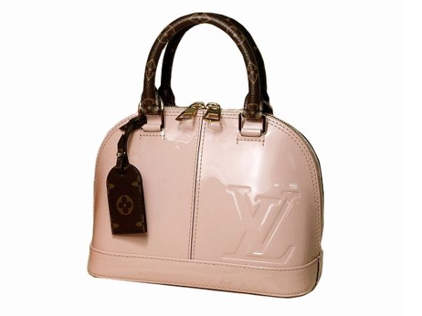 21426 Louis Vuitton Alma BB 2Way Bag Monogram Rose Ballerine