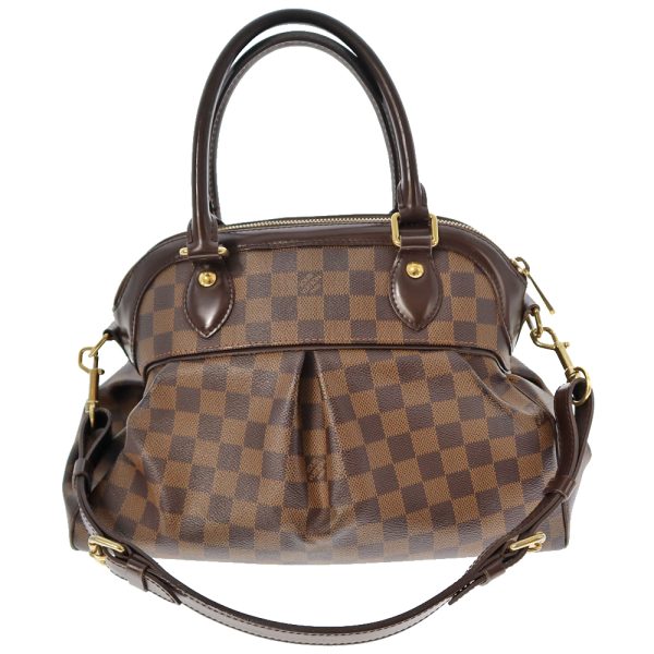 22 6738 10 Louis Vuitton Trevi PM Damier Canvas Handbag