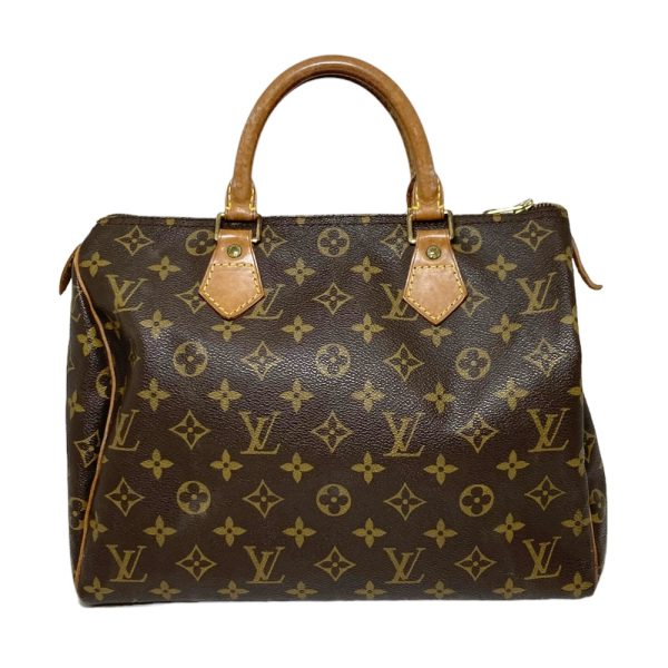 2201837 2 Louis Vuitton Speedy 30 Handbag Monogram Brown