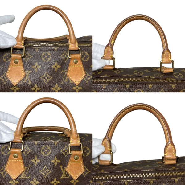 2201837 7 Louis Vuitton Speedy 30 Handbag Monogram Brown