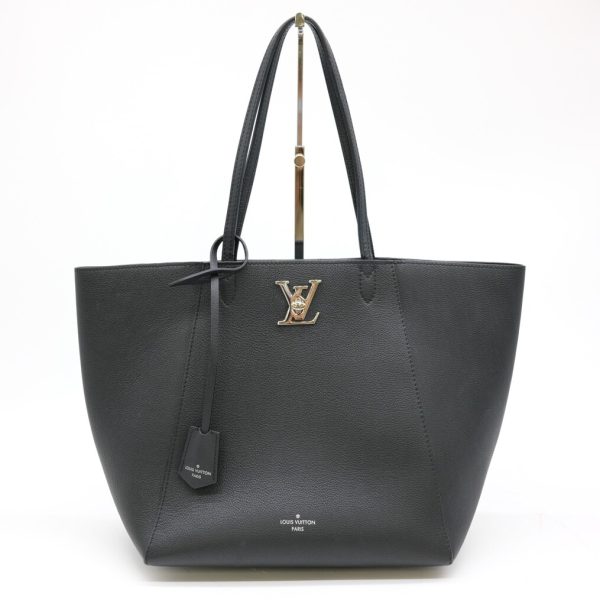 220958 Louis Vuitton LockMe Tote Bag Noir Black