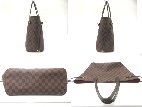 2221102034 03 Louis Vuitton Damier Ebene Neverfull MM Tote Bag