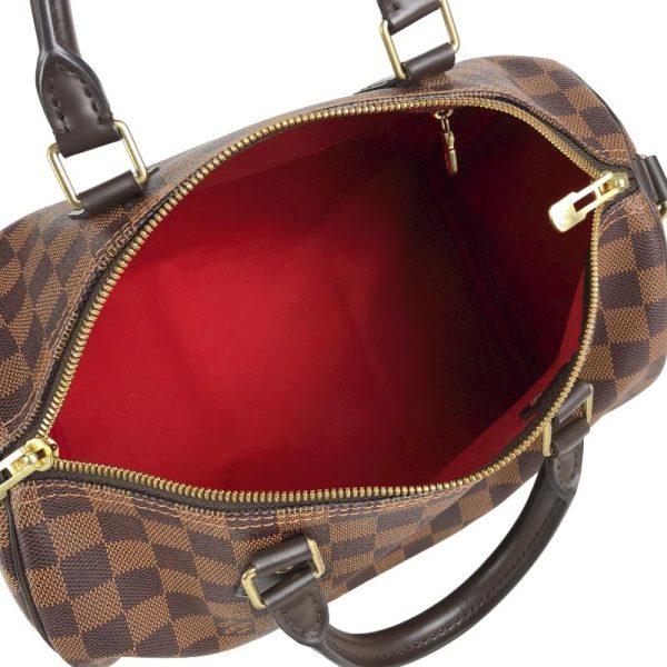 2300036291648 02 Louis Vuitton Speedy Bandouliere 30 Damier Ebene Handbag