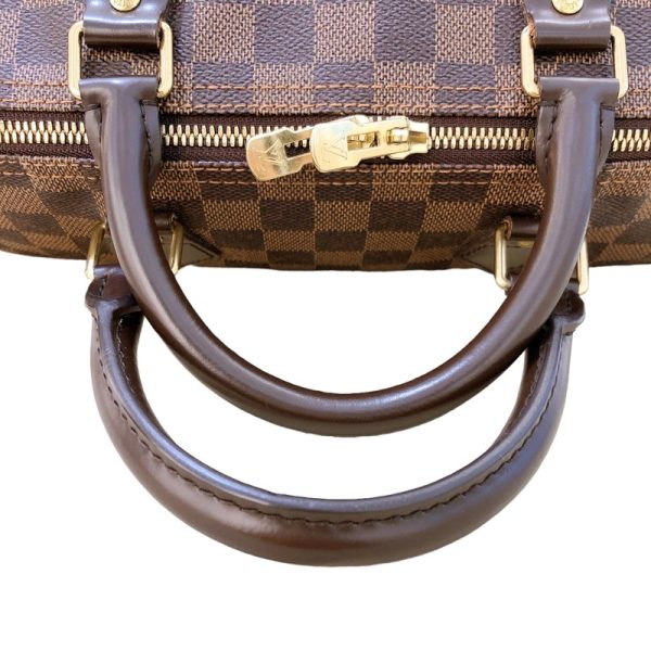 2300037052101 12 Louis Vuitton Speedy Bandouliere Damier Ebene Boston Bag