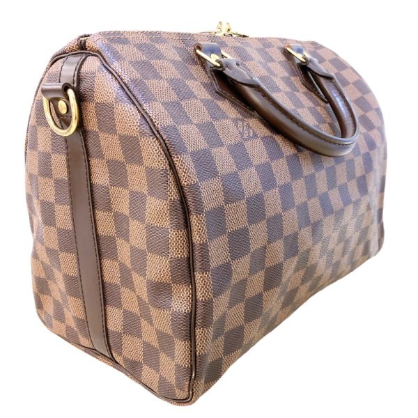 2300037052101 5 Louis Vuitton Speedy Bandouliere Damier Ebene Boston Bag