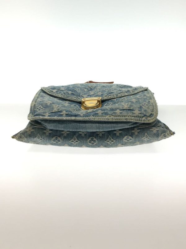 2319780761130 05 Louis Vuitton Flat Shopper Monogram Denim Blue Shoulder Bag