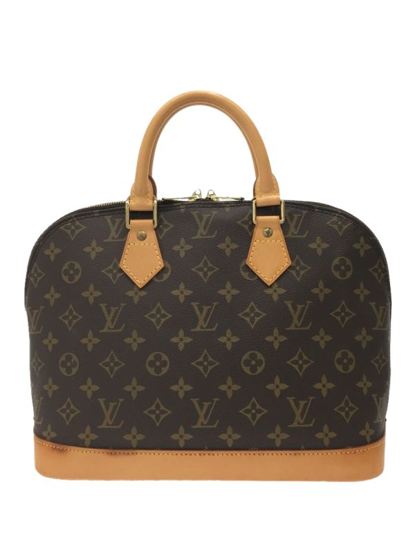 2326870740067 01 Louis Vuitton Alma Monogram Brown Handbag PVC