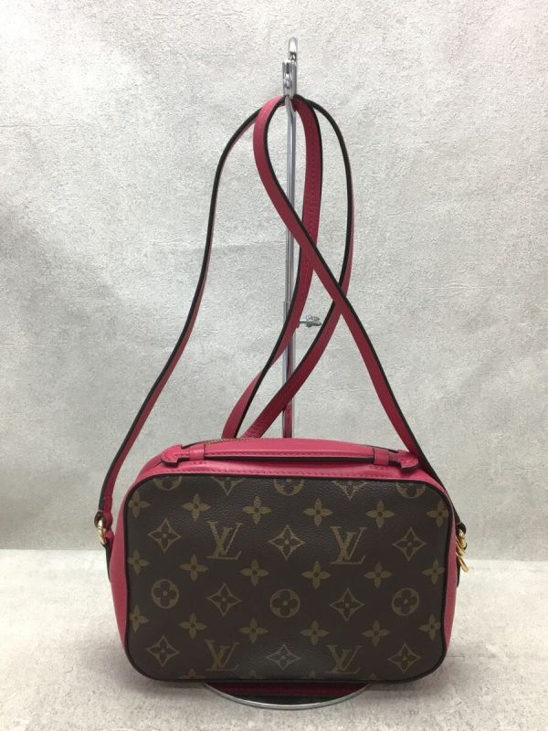 2327630753679 04 Louis Vuitton Saintonge Monogram Canvas Freesia Shoulder Bag