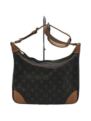 2329952118136 01 Louis Vuitton Grand Palais MM Monogram Shoulder Bag Brown