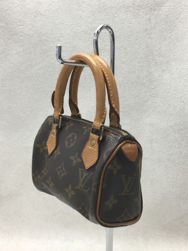 2332871217903 02 Louis Vuitton Mini Speedy Monogram Canvas PVC Handbag