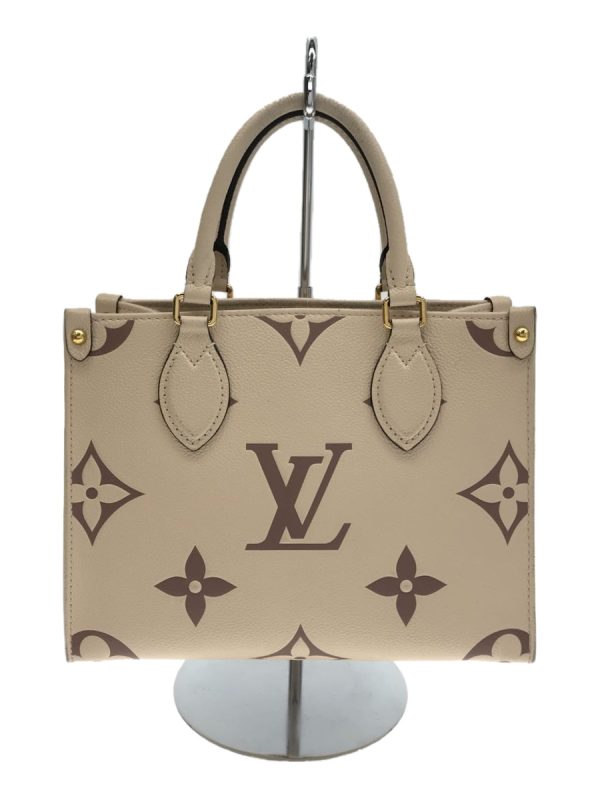 2333920402066 01 Louis Vuitton OnTheGo MM Empreinte Leather Beige