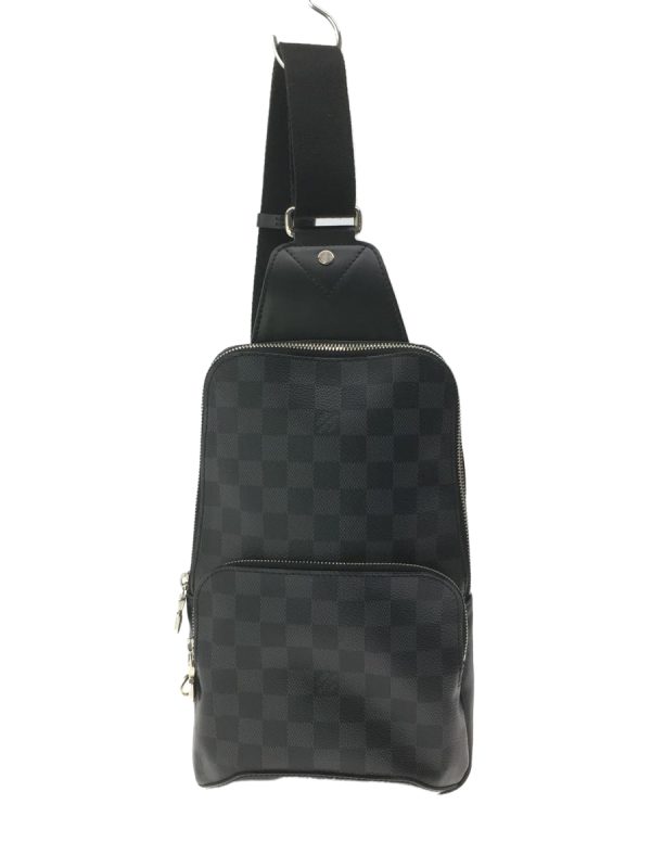 2334720983786 01 Louis Vuitton Avenue Sling Bag Damier Graphite Black