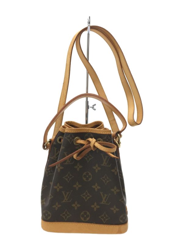 2335090685775 01 Louis Vuitton Mini Noe Monogram Brown Shoulder Bag