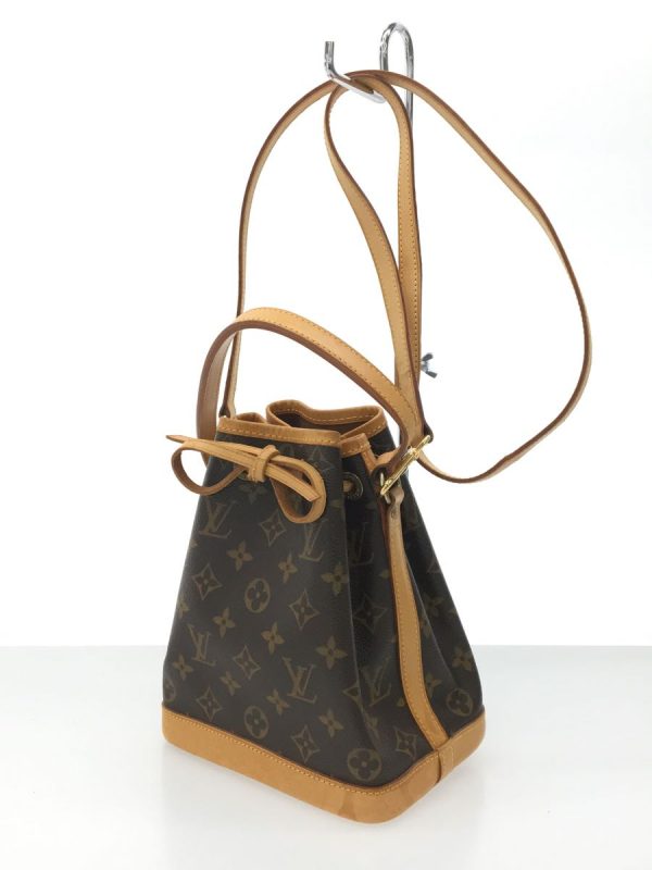 2335090685775 02 Louis Vuitton Mini Noe Monogram Brown Shoulder Bag