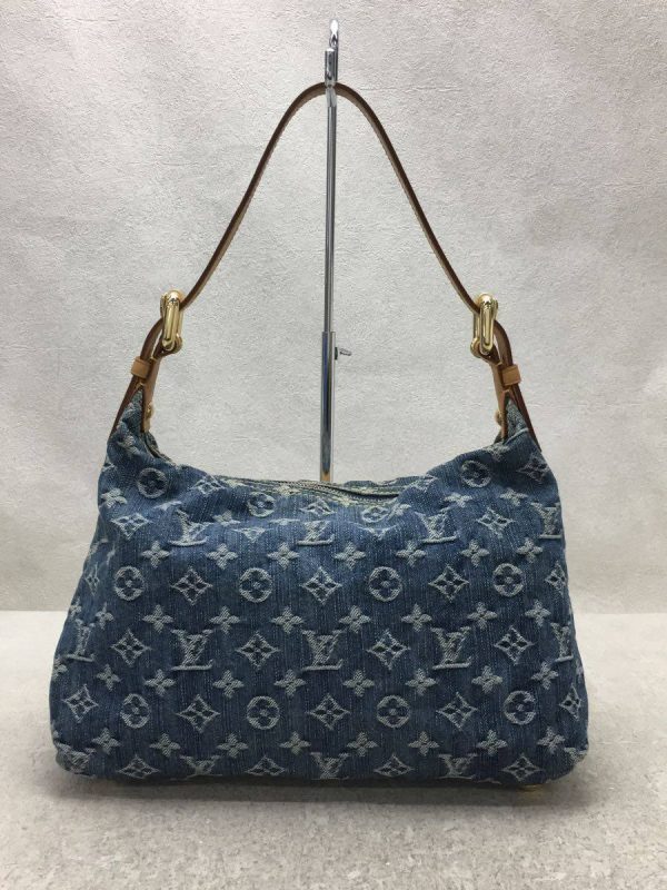 2338060744069 04 Louis Vuitton Buggy PM Monogram Denim Blue One Shoulder Bag