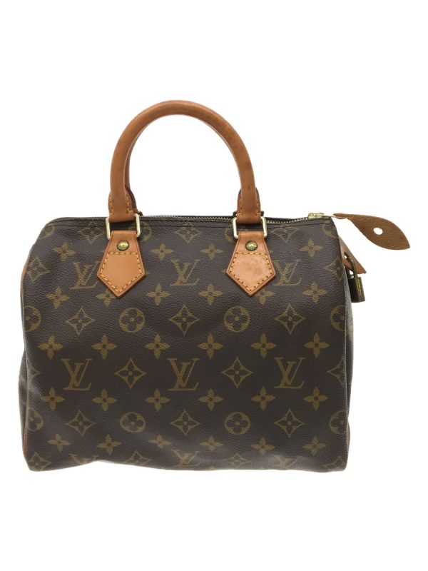 2339451116465 01 Louis Vuitton Handbag Speedy 25 Monogram Brown