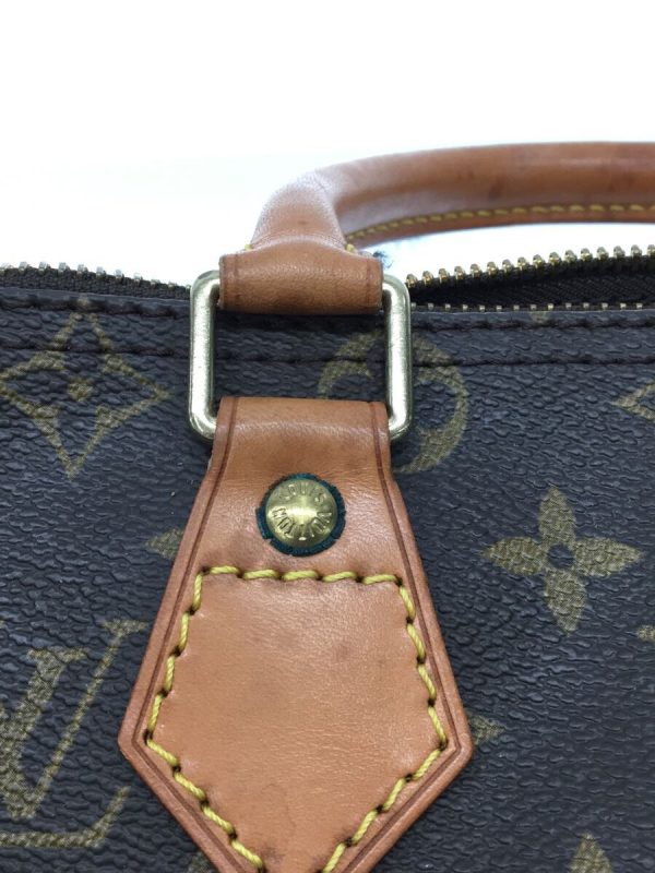 2339451116465 08 Louis Vuitton Handbag Speedy 25 Monogram Brown