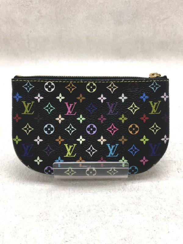 2342470571986 04 Louis Vuitton Pochette Wallet Monogram Multicolor Black