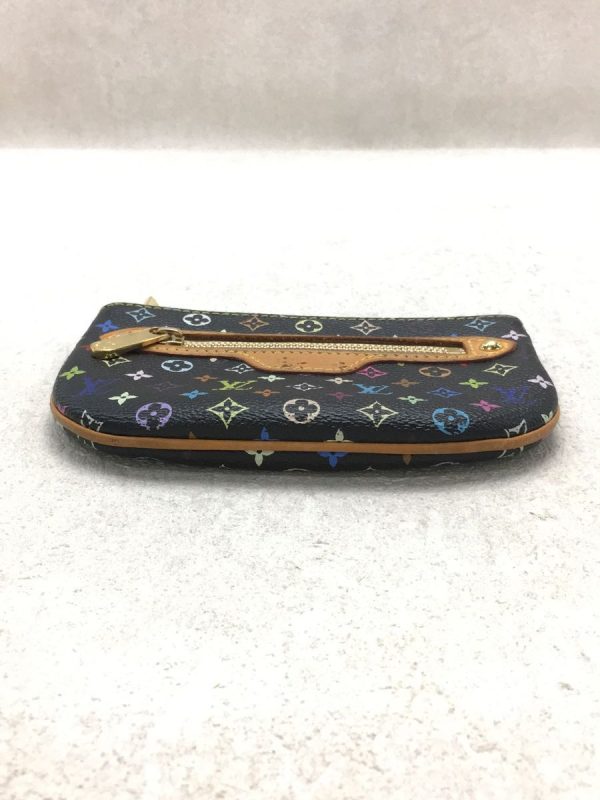 2342470571986 05 Louis Vuitton Pochette Wallet Monogram Multicolor Black