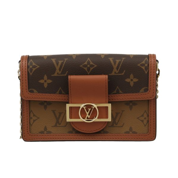 2500000000041 Louis Vuitton Dauphine MM Reverse Monogram Shoulder Bag