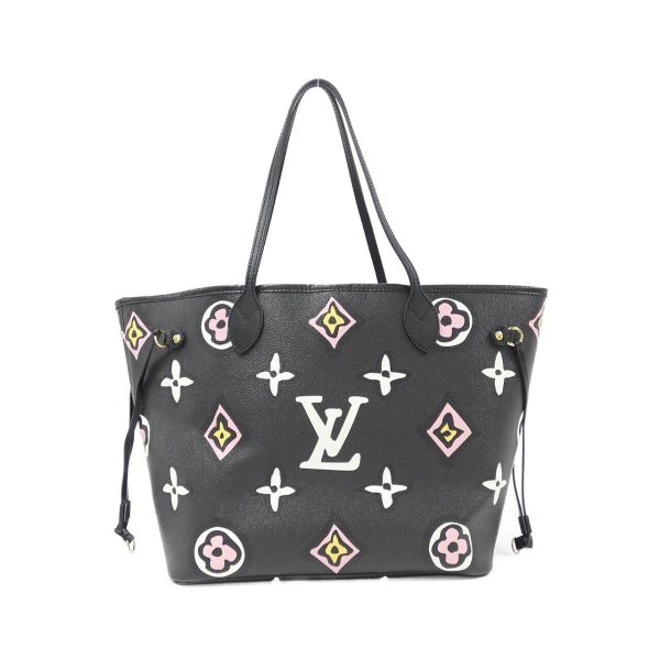 2600024402880 1 b Louis Vuitton Neverfull MM Coated Canvas Tote Bag