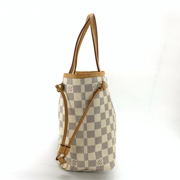 3 Louis Vuitton Neverfull PM Damier Azur Shoulder Bag